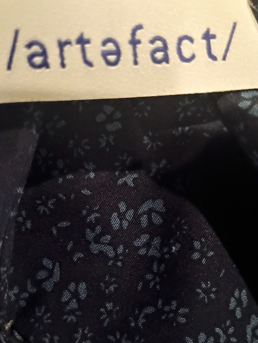 Artefact Navy And Light Blue Floral Shirt